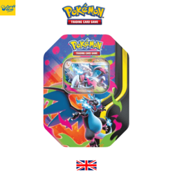 Pokemon Mega Charizard X ex Tin Sealed OVP English Promo Card PSA - Image 1