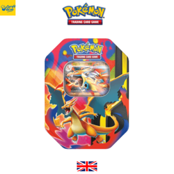 Pokemon Mega Charizard Y ex Tin Sealed OVP English Promo Card PSA - Image 1
