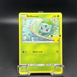 Bulbasaur 1/25 NON-HOLO Pokemon Card 25th Anniversary McDonalds Promo 2021 - Image 1