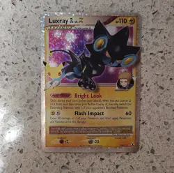 Pokemon Luxray GL Lv.X 109/111 Rising Rivals Ultra Rare Holo 110 HP English Card - Image 1