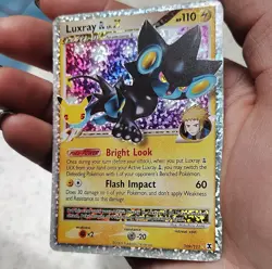 Pokemon Luxray GL Lv.X 109/111 Rising Rivals Ultra Rare Holo 110 HP English Card - Image 3