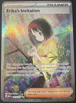 Erika's Invitation 203/165 Sv: Scarlet & Violet 151 Holo - Pokemon Card - Image 1