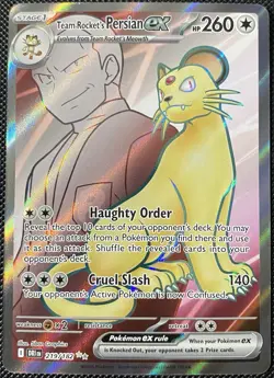 Team Rocket's Persian ex 219/182 Sv10: Destined Rivals Holo - Pokemon Card - Image 1
