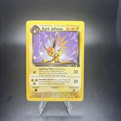 Pokemon Vintage Card Team Rocket Dark Jolteon 38/82 NM -j - Image 1