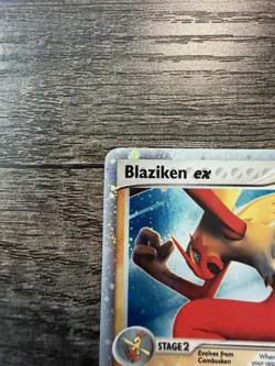 Pokemon TCG Blaziken EX Holo Ultra Rare Card 90/100 EX Crystal Guardians 2006 NM - Image 2