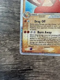 Pokemon TCG Blaziken EX Holo Ultra Rare Card 90/100 EX Crystal Guardians 2006 NM - Image 4