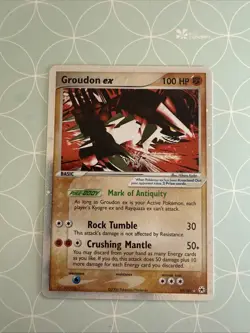 Pokemon TCG Celestial Storm Groudon Holo Card Legendary Pokemon 93/101 Near Mint - Image 2