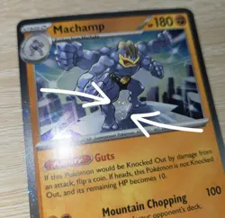 FART WHOLE SWIRL 🌀💫 NM Machamp 068/165 Cosmos Holo 151 Promo Pokemon Card - Image 1