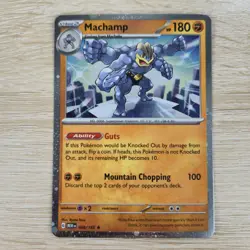 FART WHOLE SWIRL 🌀💫 NM Machamp 068/165 Cosmos Holo 151 Promo Pokemon Card - Image 2