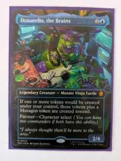 Donatello, the Brains | Foil Borderless | Teenage Mutant Ninja Turtles MTG - Image 2