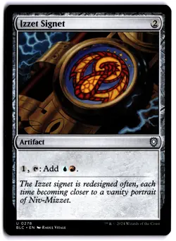 Izzet Signet NM BLC Commander: Bloomburrow MTG - Image 1