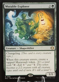 Mutable Explorer 186 R - Magic: The Gathering - Lorwyn Eclipsed (NM) - Image 1