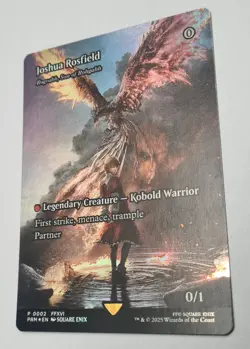 MtG Joshua Rosfield (PRM-P0002) Uncommon DCI Promo Foil English EX - Image 3