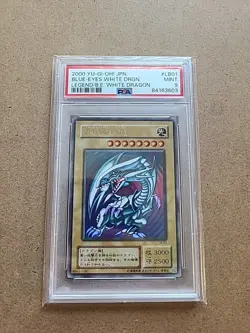 Yu-Gi-Oh 2000 Blue-Eyes White Dragon LB-01 PSA 9 Japanese LOB Ultra Rare - Image 1