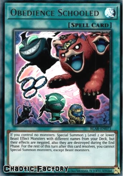 YUGIOH BLAR-EN071 Obedience Schooled Ultra Rare 1st Edition NM - Image 1