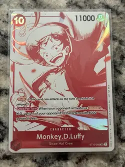 Monkey.D.Luffy (3rd Anniversary Treasure Campaign) ST10-006 C One Piece Promo NM - Image 1