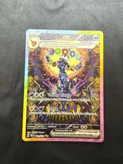 Pokemon Umbreon EX Prismatic Evolutions TCG Card 161/131 MP - Image 1