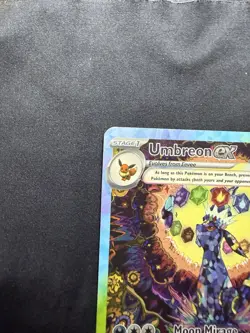 Pokemon Umbreon EX Prismatic Evolutions TCG Card 161/131 MP - Image 2