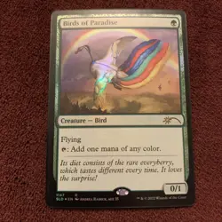 Birds of Paradise Secret Lair Drop Foil 1147 NM+ Unplayed MTG Magic Card - Image 1