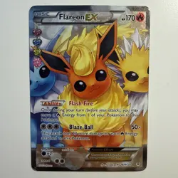 Flareon EX RC28/RC32 Generations, Radiant Collection 2016 Holo Pokemon Card MP- - Image 1
