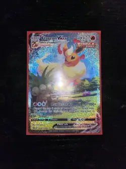 Pokemon TCG Flareon VMAX SWSH180 Sword & Shield Promo Card Mint - Image 1