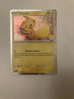 Pikachu (Pokemon Day 2026) 051/162 Miscellaneous Cards & Products Holo, w/ Swirl - Image 1