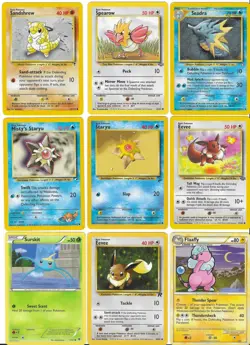 Pokemon Trading cards Lot of 9 - Image 1