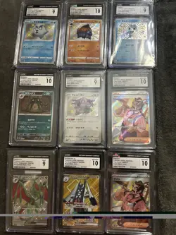 Pokemon TCG Japanese CGC Graded Holo Lot - 9 Shiny Super Rare Cards 2023 #b3 - Image 1