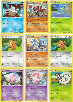Pokemon Trading Cards, lot of 9 - Image 1