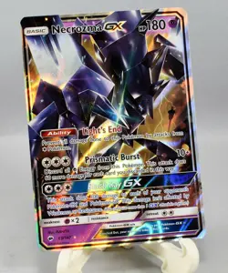 Necrozma GX 63/147 - Ultra Rare Full Art Holo Burning Shadows Pokemon Card MINT - Image 2