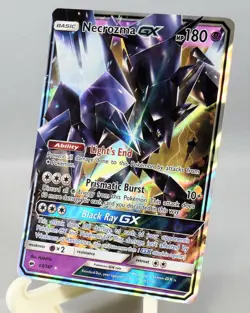 Necrozma GX 63/147 - Ultra Rare Full Art Holo Burning Shadows Pokemon Card MINT - Image 3
