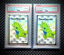 Tyranitar 🦖 PSA 10 💎 P.M. Center X Bear Walker Card Serialized /250 POP 10 - Image 1