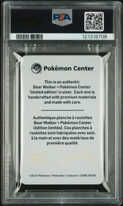 Tyranitar 🦖 PSA 10 💎 P.M. Center X Bear Walker Card Serialized /250 POP 10 - Image 4