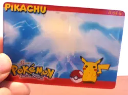 POKEMON THE FIRST MOVIE MEWTWO STRIKES BACK 1998 LENTICULAR CARD 3 OF 5 PIKACHU - Image 3