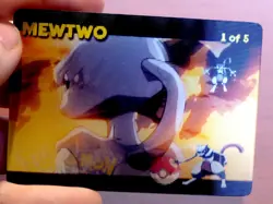 POKEMON THE FIRST MOVIE MEWTWO STRIKES BACK 1998 LENTICULAR CARD 1 OF 5 KODAK - Image 2