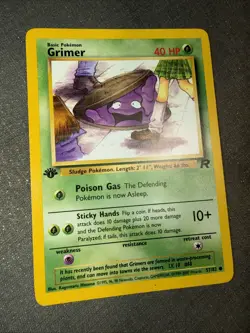 Pokemon Card First Edition Team Rocket Grimer - Image 5