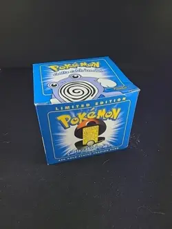 1999 Pokemon 23k Gold Plated Card Poliwhirl Pokeball from Burger King SEALED - Image 1