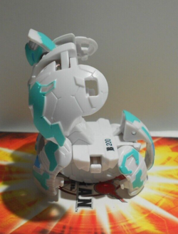 Bakugan Zentaur White Haos B200 Battle Planet - Card - 2 cores - Image 4