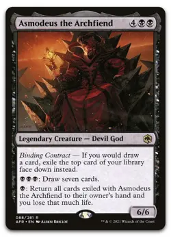 Asmodeus the Archfiend #88 (NM) Forgotten Realms AFR Magic MTG - Image 1