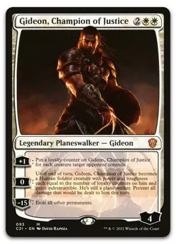 Gideon, Champion of Justice #93 (NM) Commander 2021 C21 Magic MTG - Image 1