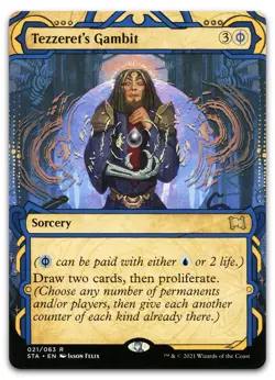 Tezzeret's Gambit #21 (NM) Strixhaven STA Magic MTG - Image 1