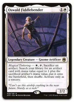 Oswald Fiddlebender #28 (NM) Forgotten Realms AFR Magic MTG - Image 1