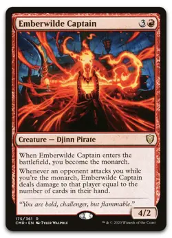 Emberwilde Captain #175 (NM) Commander Legends CMR Magic MTG - Image 1