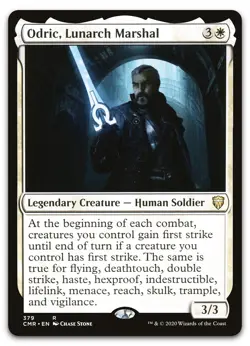 Odric, Lunarch Marshal #379 (NM) Commander Legends CMR Magic MTG - Image 1