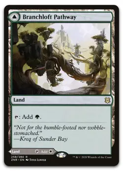 Branchloft Pathway #258 (NM) Zendikar Rising ZNR Magic MTG - Image 1