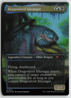 Dragonlord Silumgar (Rainbow Foil) Secret Lair Drop Series (1974) Foil - MTG - Image 2