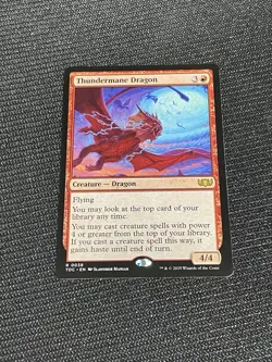 Thundermane Dragon / MTG Commander "Tarkir: Dragonstorm" / Near Mint - Image 1