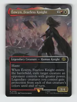 Eowyn, Fearless Knight (Borderless)*Foil* LTR 430 NM - Image 1