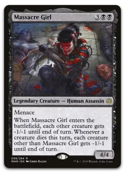 Massacre Girl #99 (NM) War of the Spark WAR Magic MTG - Image 1