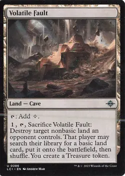 Volatile Fault U The Lost Caverns of Ixalan 286 NM - Image 1